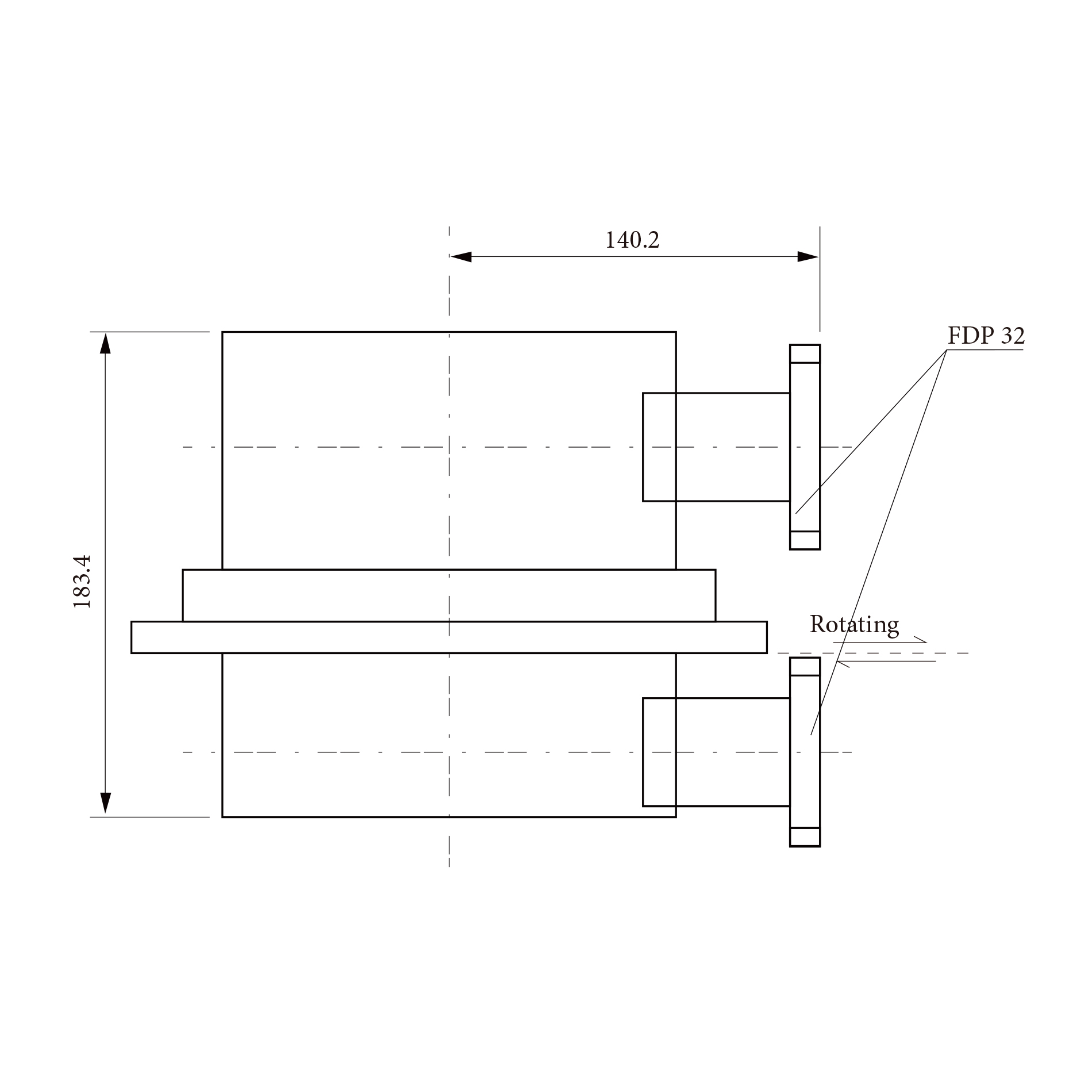 ��·������ת�ؽ�RJ153133 2.7 - 3.2 GHz FDP32��ͷ